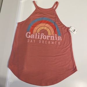 California Day Dreamer Tank Top NWT